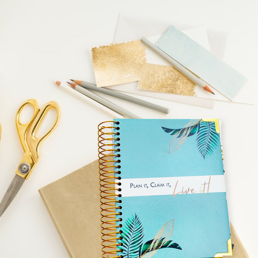 Plan it Claim it Live it planner- Sea Breeze